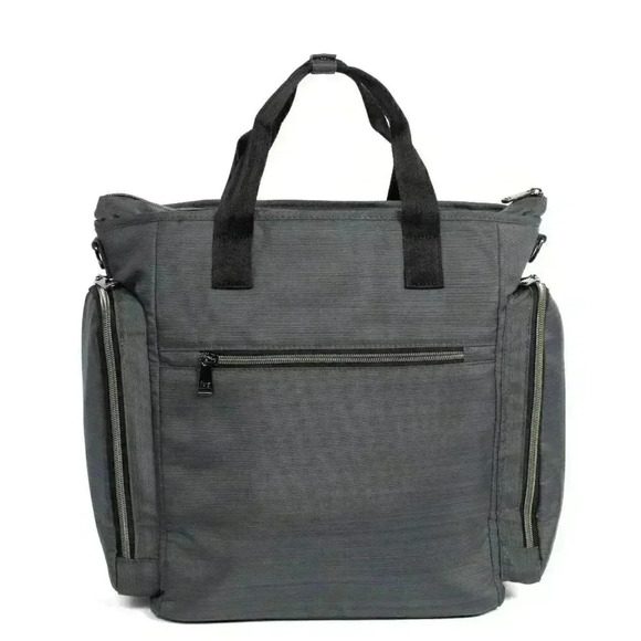 LUG Bustle Convertible Tote / Shoulder Bag / Top Handle Bag - Brushed Grey - Picture 4 of 16